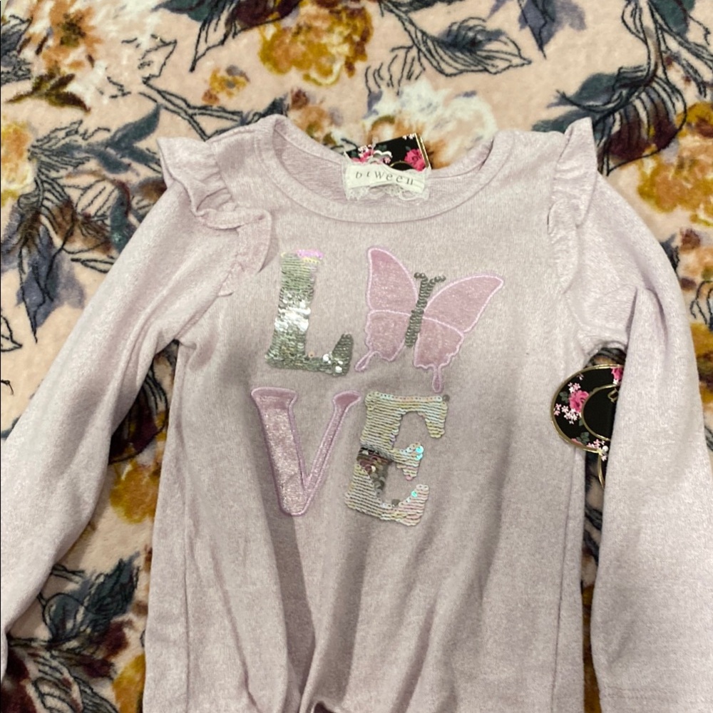 btween Pink Long Sleeve Tee